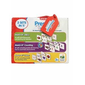 The Learning Journey Kindergarten Library 3 Sets in 1 Puzzle Matching Pairs NEW!